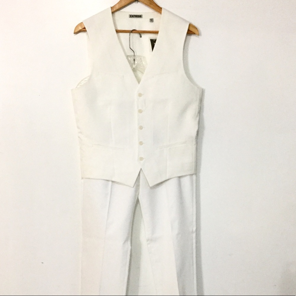 Express Dress Pants & Vest Slim Fit New Condition